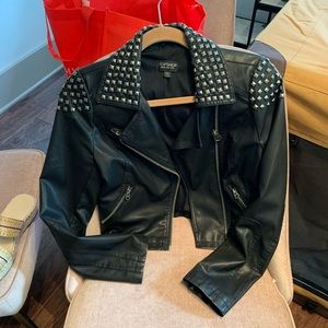 Badass top shop leather jacket
